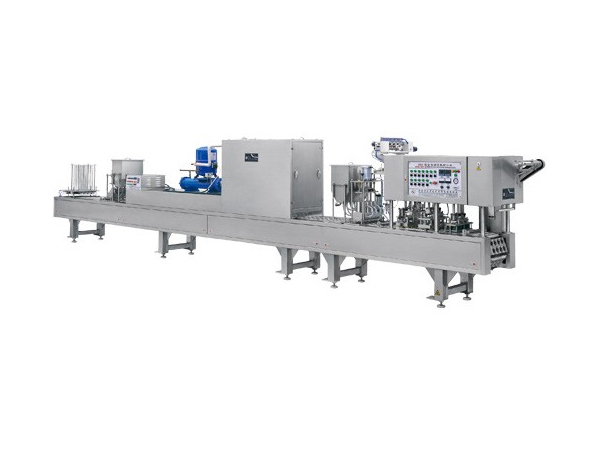 BG-8全自動(dòng)兩色果凍灌裝封口機(jī)